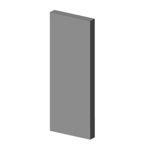 Šamotová deska boční přední KV 025.L   